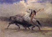 Albert Bierstadt Last of the Buffalo USA oil painting artist